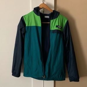 COLUMBIA MULTICOLOR WINDBREAKER | see description